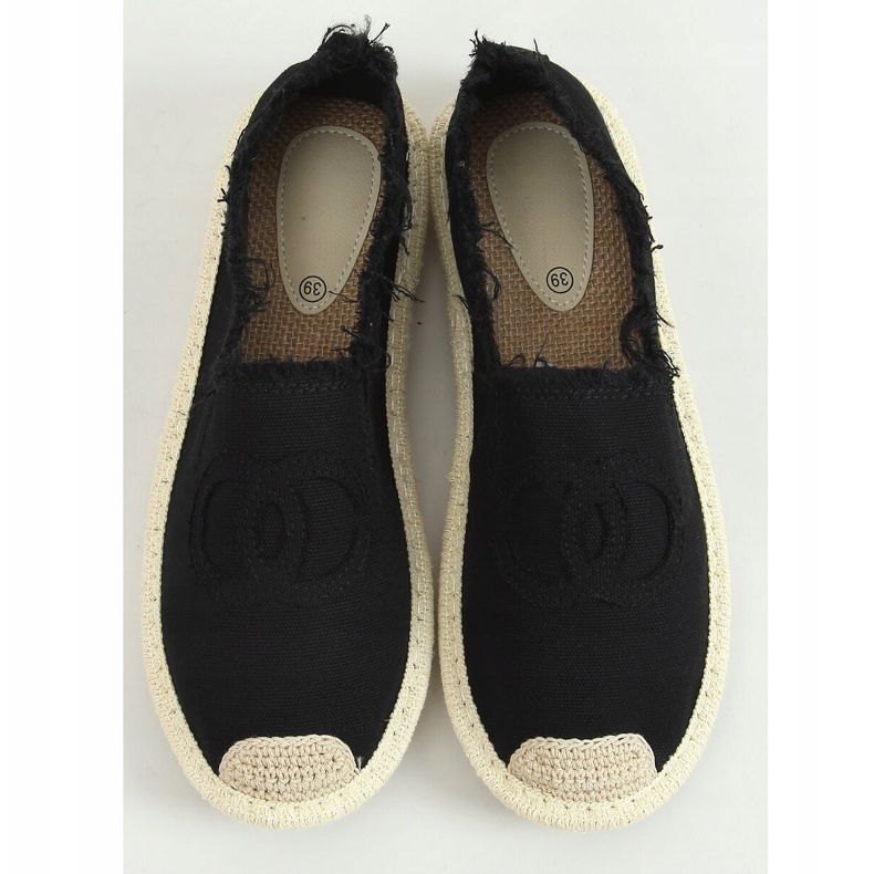 Espadrilles femme noires NB273P Noir 1