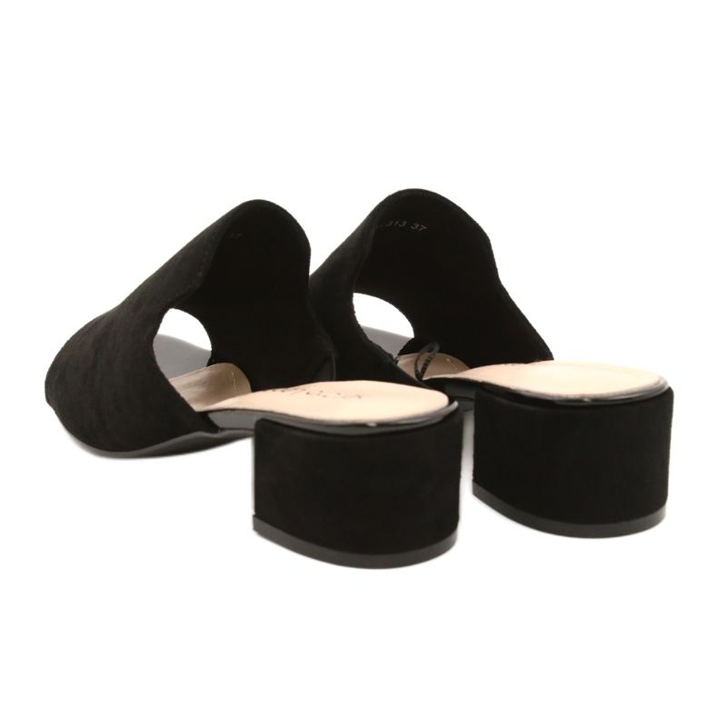 Sandales Sur Talon Sergio Leone KL313 Noir le noir 3