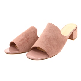 Sergio Leone Talons hauts pour femmes kl313 rose 2