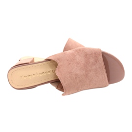 Sergio Leone Talons hauts pour femmes kl313 rose 4