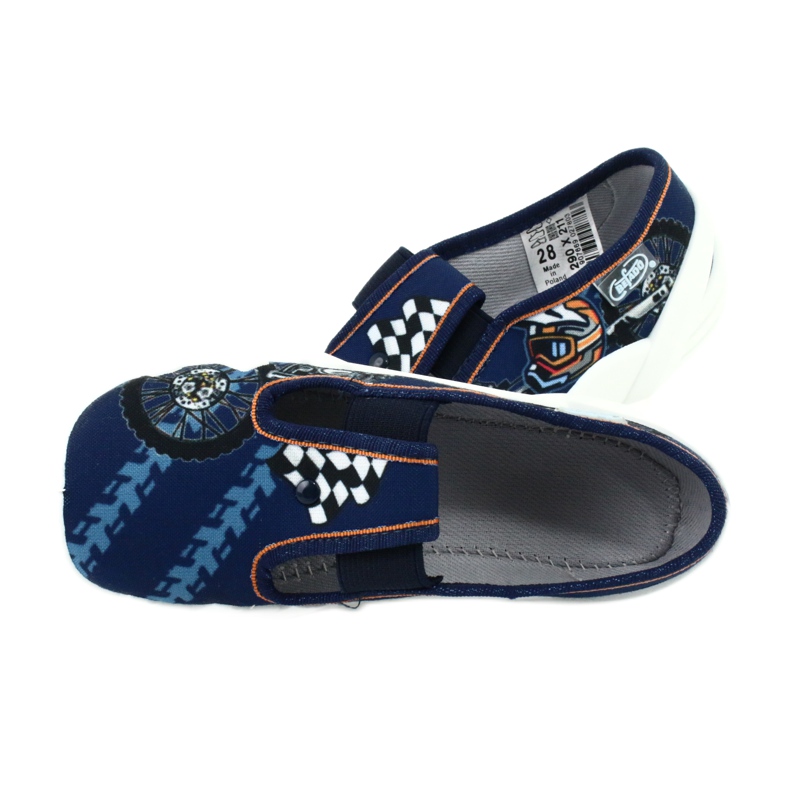 Chaussures pour enfants Befado 290Y211 bleu marin 5
