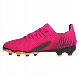 Chaussures de foot Adidas X Ghosted.3 Mg Jr FY1093 graphite, rose rose 1 Chaussures de foot Adidas X Ghosted.3 Mg Jr FY1093 graphite, rose rose 1