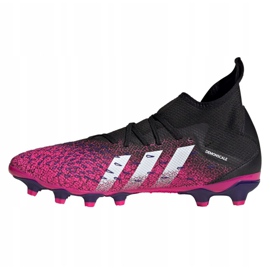 Chaussures de foot Adidas Predator Freak.3 Mg M FW7515 graphite, noir, violet le noir 1