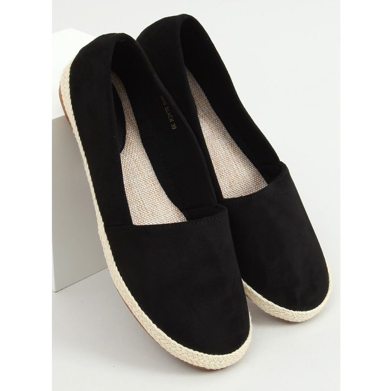 Noir 7870 Baskets espadrilles noires le noir 1