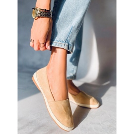 Camel 7870 Baskets espadrilles camel brun 3