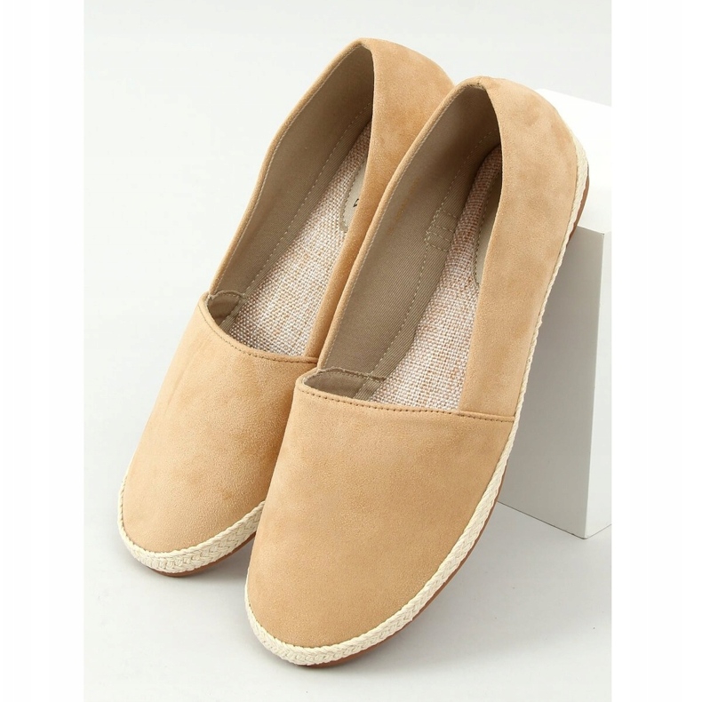 Camel 7870 Baskets espadrilles camel brun 1