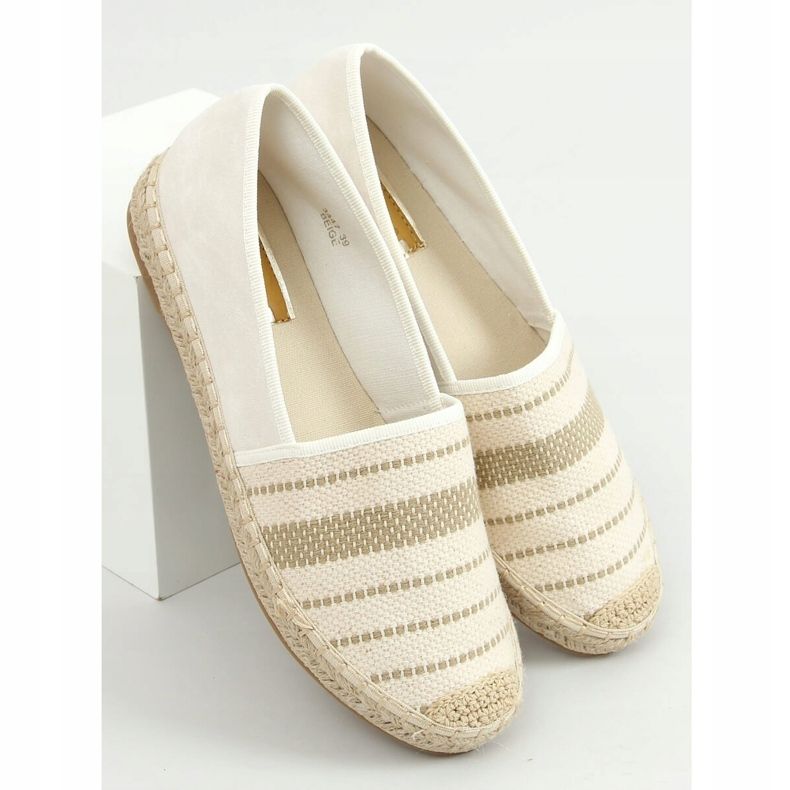 Espadrilles beiges pour femmes 3447 Beige 1