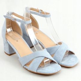 Sandales à talons bleues 8832 Bleu 1
