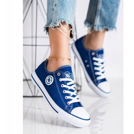 Baskets New Age bleu 1