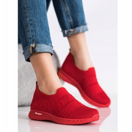 Baskets à enfiler rouges MCKEYLOR 1