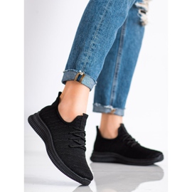 SHELOVET Chaussures de sport légères en textile le noir 2