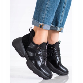 Weide Baskets noires le noir 1
