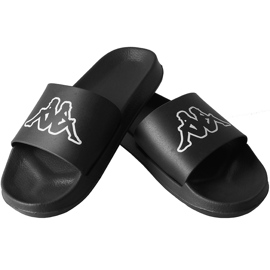 Chaussons Kappa Krus noir et blanc 242794 1110 1