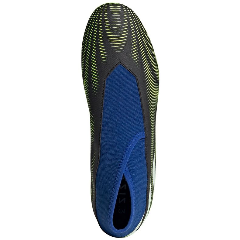 Adidas Nemeziz.3 Ll Fg chaussures de football bleu-vert FW7411 blanc, noir, bleu, jaune 1