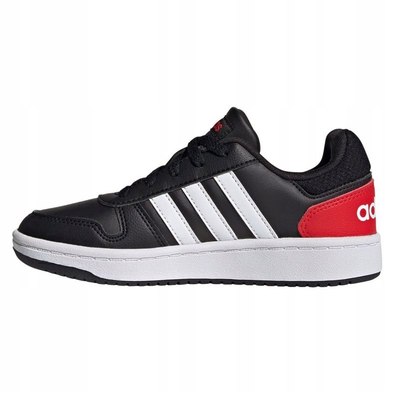 Chaussures Adidas Hoops 2.0 Jr FY7015 le noir 1 Chaussures Adidas Hoops 2.0 Jr FY7015 le noir 1