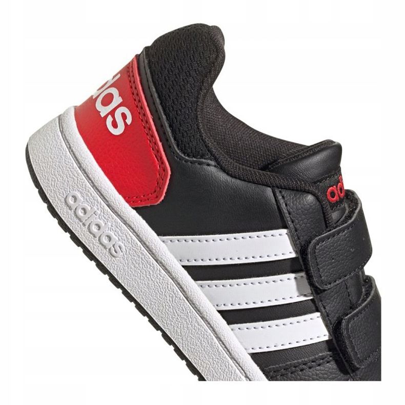 Chaussures Adidas Hoops 2.0 C Jr FY9442 le noir 2