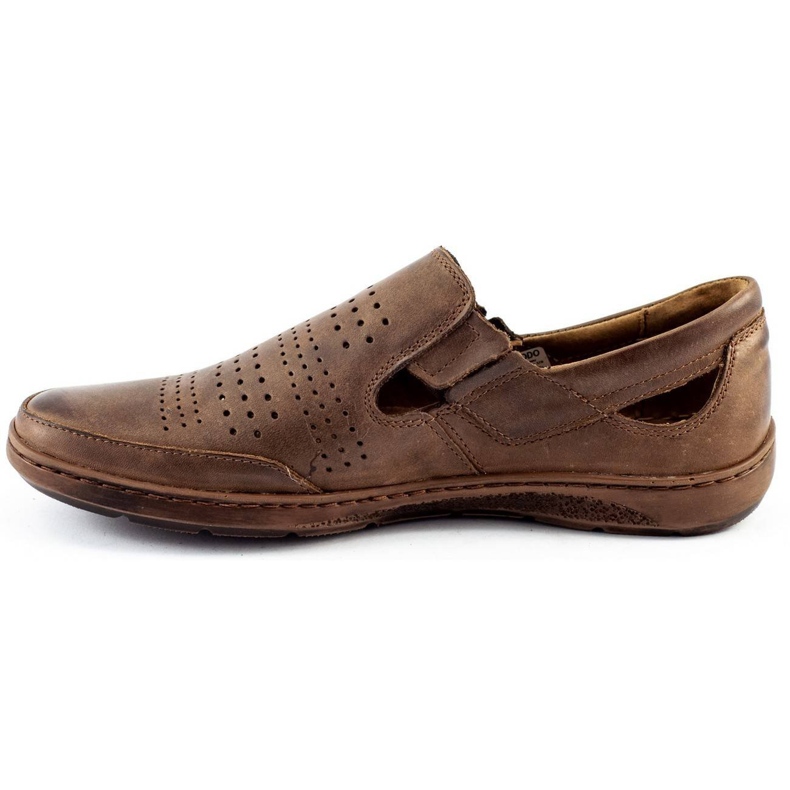 KOMODO Chaussures ajourées pour hommes 863 pour l'été marron brun 1 KOMODO Chaussures ajourées pour hommes 863 pour l'été marron brun 1