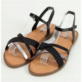 Sandales pour femmes noires WL060 Noir le noir 1