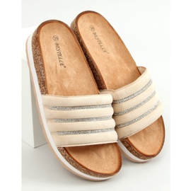 Chaussons en liège beige LS018 Beige 1 Chaussons en liège beige LS018 Beige 1