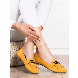 Anesia Paris Mocassins élégants jaune 3