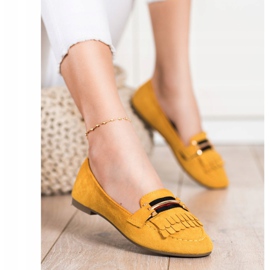 Anesia Paris Mocassins élégants jaune 2