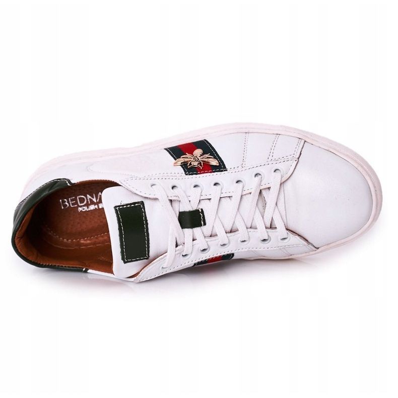 Bednarek Polish Shoes Chaussures Cuir Homme Baskets Bednarek Blanc 1