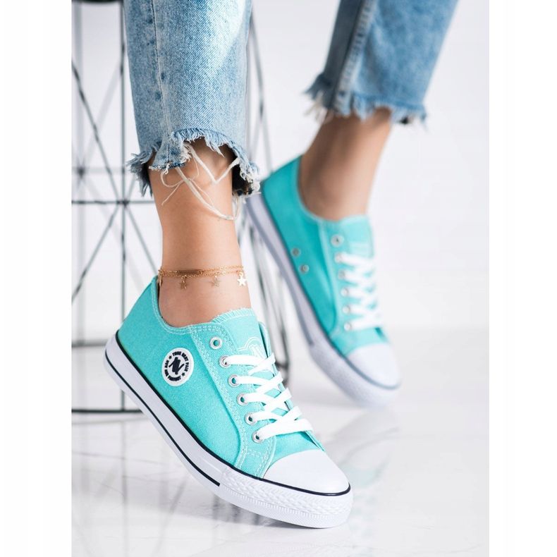 Baskets New Age bleu 2