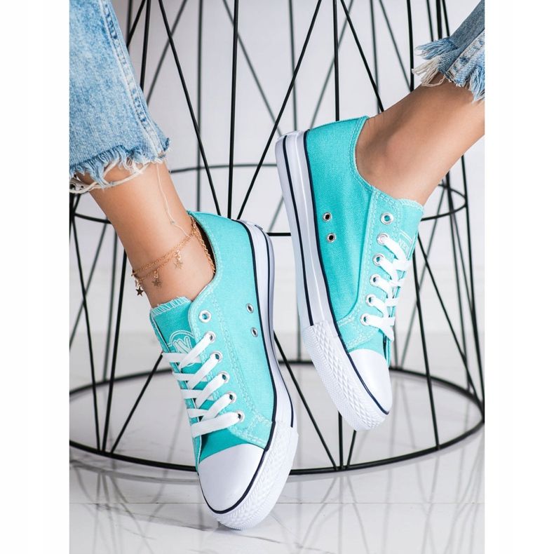 Baskets New Age bleu 1