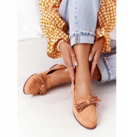 EVE Mocassins en Daim à Franges Camel Alicante brun 5