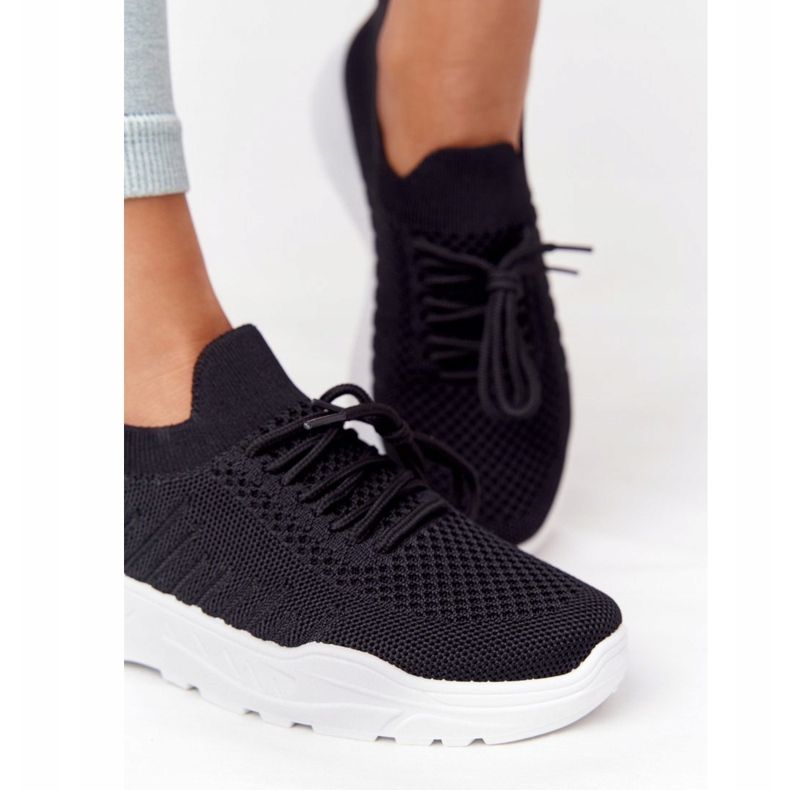 PS1 Chaussures de sport femme Sneakers Black Ruler blanche le noir 1