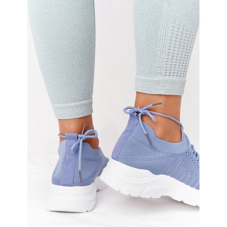 PS1 Chaussures de sport femme Sneakers Blue Ruler blanche bleu 1