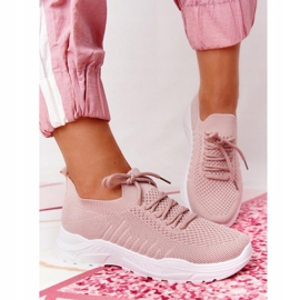 PS1 Chaussures de sport femme Sneakers Pink Ruler blanc rose 1