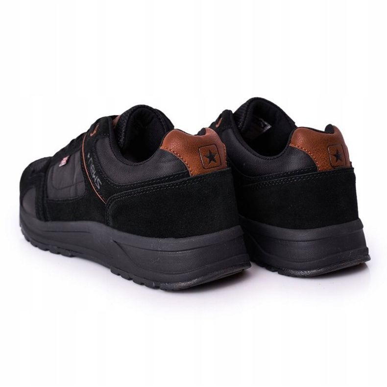 NEWS Chaussures de sport homme Baskets Noir Fabian le noir 1