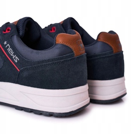 NEWS Chaussures de sport homme Baskets Marine Fabian bleu marine 1