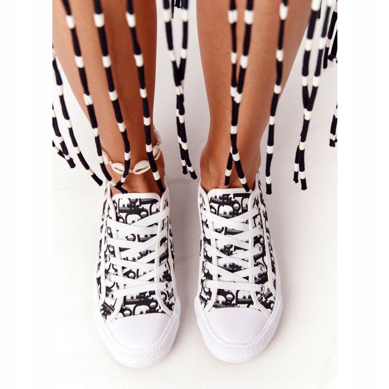 PS1 Baskets Logged Femme Blanches et Noires Day Off 1