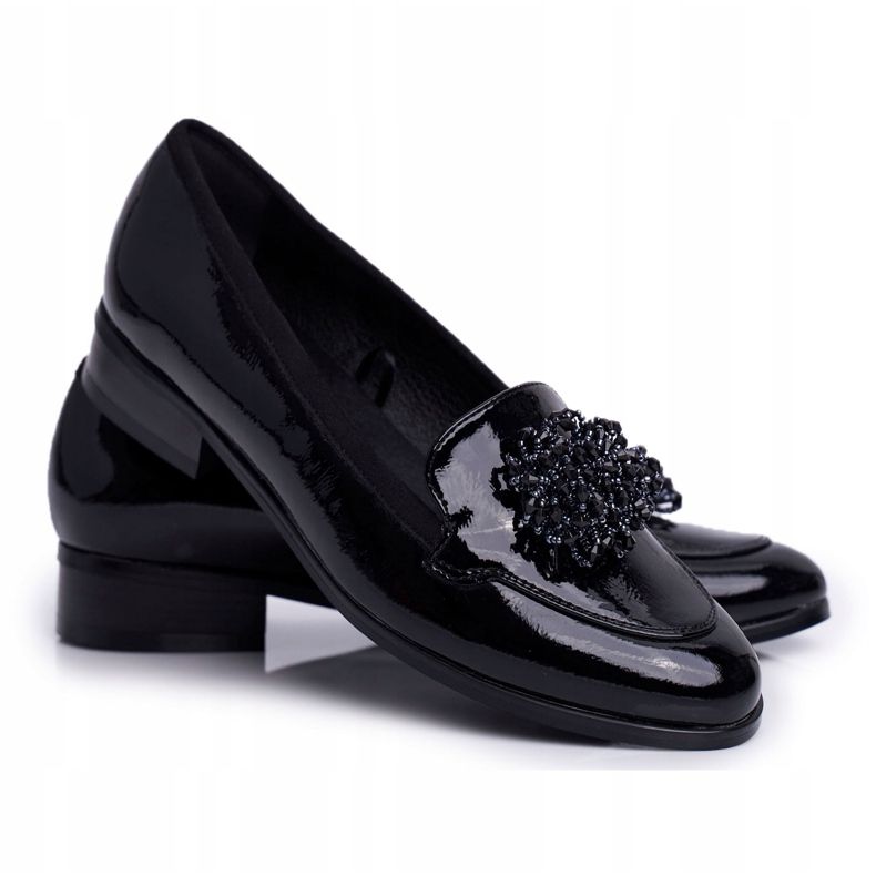 Mocassins Laqués Vinceza 21-10527 Noir le noir 3