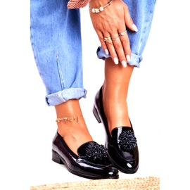 Mocassins Laqués Vinceza 21-10527 Noir 2