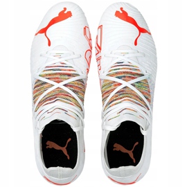 Chaussures de foot Puma Future Z 3.1 Fg Ag 106245 03 blanche blanche 1 Chaussures de foot Puma Future Z 3.1 Fg Ag 106245 03 blanche blanche 1