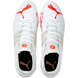 Chaussures de foot Puma Future Z 4.1 Fg Ag 106252 03 blanc blanc 1