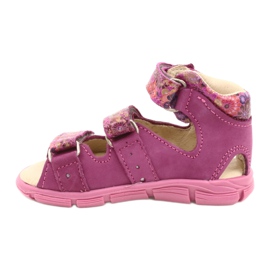 Mazurek Sandales en cuir élevé des filles 291 rose 1