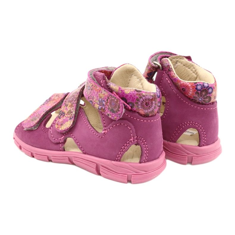 Mazurek Sandales en cuir élevé des filles 291 rose 5