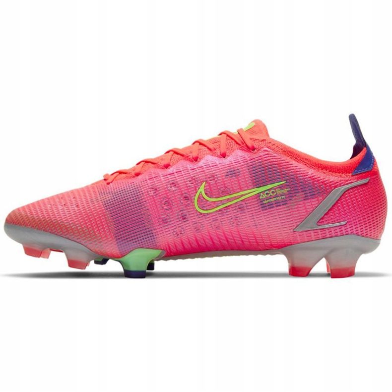 Chaussure de football Nike Mercurial Vapor 14 Elite Fg M CQ7635 600 vert, rose rose 2