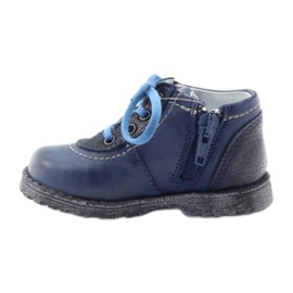 Bottines en cuir garçon 1456 bleu marine RenBut 2 Bottines en cuir garçon 1456 bleu marine RenBut 2