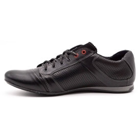 Lemar Chaussures en cuir noir pour hommes 882 le noir 1 Lemar Chaussures en cuir noir pour hommes 882 le noir 1