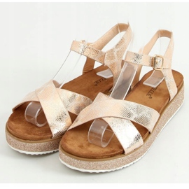 Sandales femme champagne 100-139SA-1 Champagne multicolore rose 1 Sandales femme champagne 100-139SA-1 Champagne multicolore rose 1