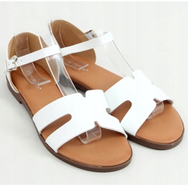 Sandales blanches pour femmes 7823 Blanc 1