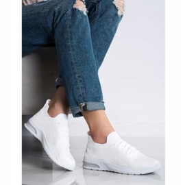 Diamantique Chaussures de sport blanches 2