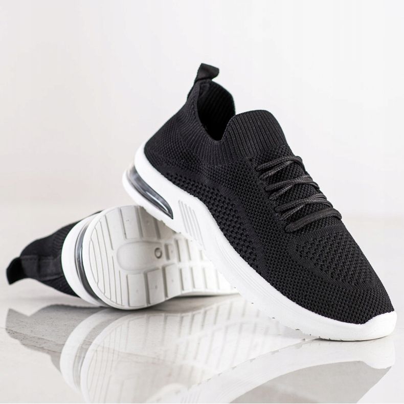 Diamantique Chaussures de sport noires le noir 1