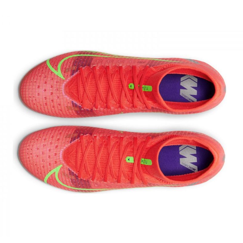 Chaussures de football Nike Superfly 8 Pro Ag M CV1130-600 corail rouge 2