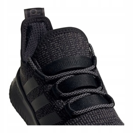 Chaussures Adidas Kaptir Jr EF7243 blanche le noir 2